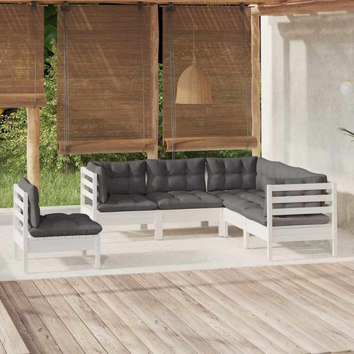 Set divani legno pino da - set,