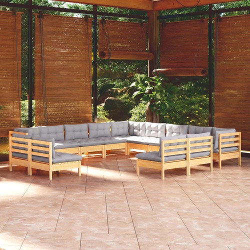 Set divani legno pino - set, in