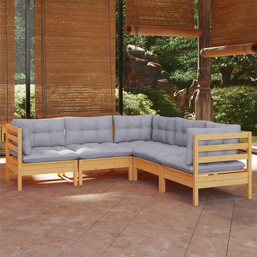 Set divani legno pino - set, da