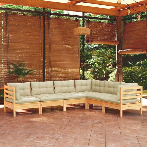 Set divani legno pino - legno, da