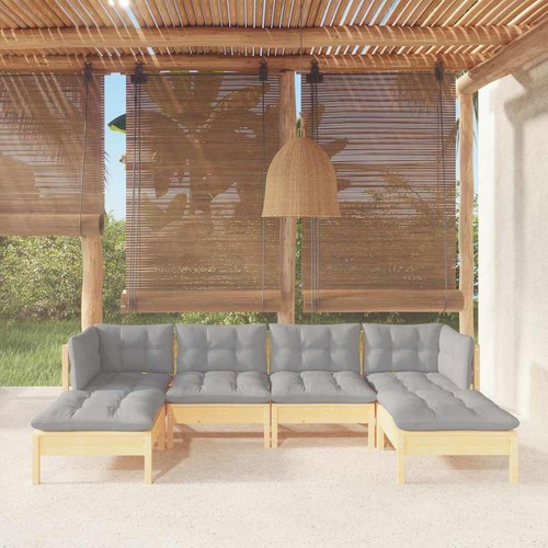 Set divani legno pino da - set,