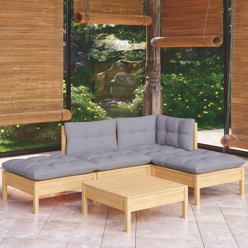 Set divani legno - pino, da