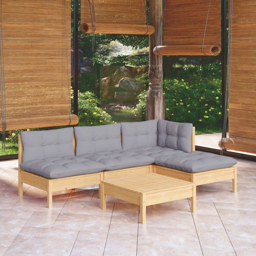 Set divani legno pino da - divani, in
