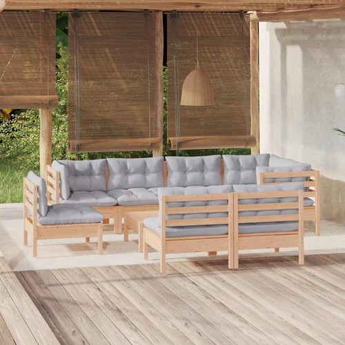 Set divani legno pino - di,