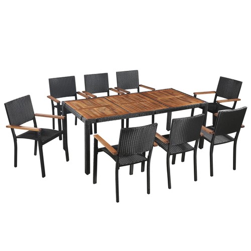 Polyrattan set divani - polyrattan,