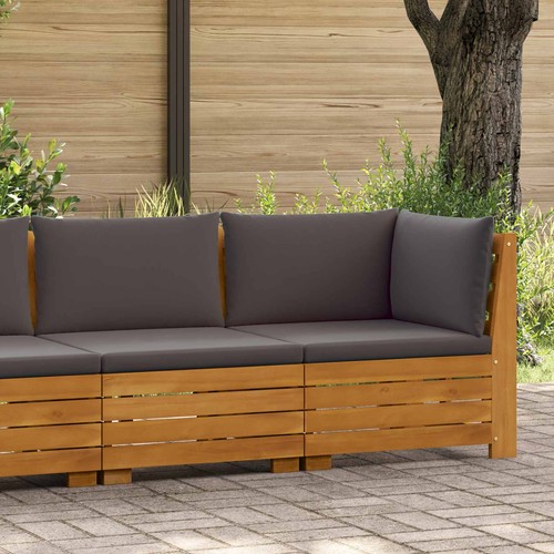 Set divani esterno legno - set,