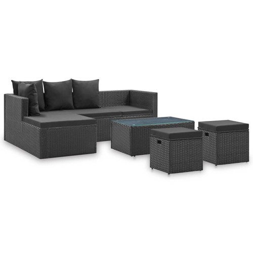 Divani set giardino - set, 14pz